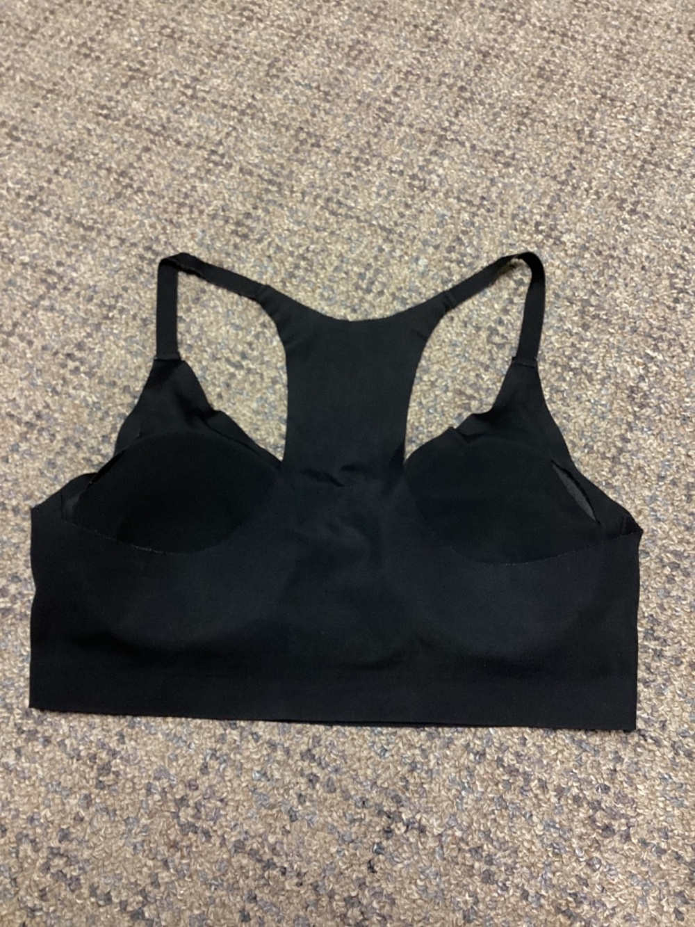 Black Seamless Racerback Bralette Size Small - Picture 3 of 5